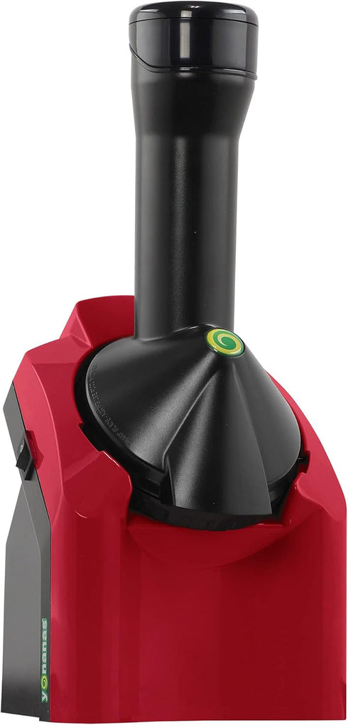 Yonanas 902RD Classic Vegan Non-Dairy Frozen Fruit Soft Serve Dessert Maker, BPA Free, Red