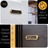 Please Use Other Door Brass Sign, Traditional Style Handmade Wall Plaque by The Metal Foundry UK