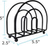 Blue Donuts Classic Arc Collection Napkin Holder for Tables, Farmhouse Dining Table Napkin Holders, Black