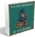 BQXH Dragon Decor Reading Wooden Box Sign, Dragon Bookshelf Library Decor Rustic Country