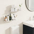 16" 2 Packs, MKO Floating Shelves for Wall, Metal Wall Mounted Shelf for Bathroom, Bedroom, Living Room, Kitchen