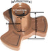 Microwave Oven Turntable Coupler with"D" Port Microwave Oven Turntable Roller Guide Support (Shaft Length: 0.63 inch / 16mm)