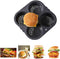 Silicone Hamburger Bun Pan, Multi Cavity Non-Stick Baking Mold for Making Buns, Household Baking Tool