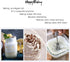 Stainless Steel Egg Whisk, Hand Push Rotary Blender, Versatile Milk Frother for Blending and Whisking
