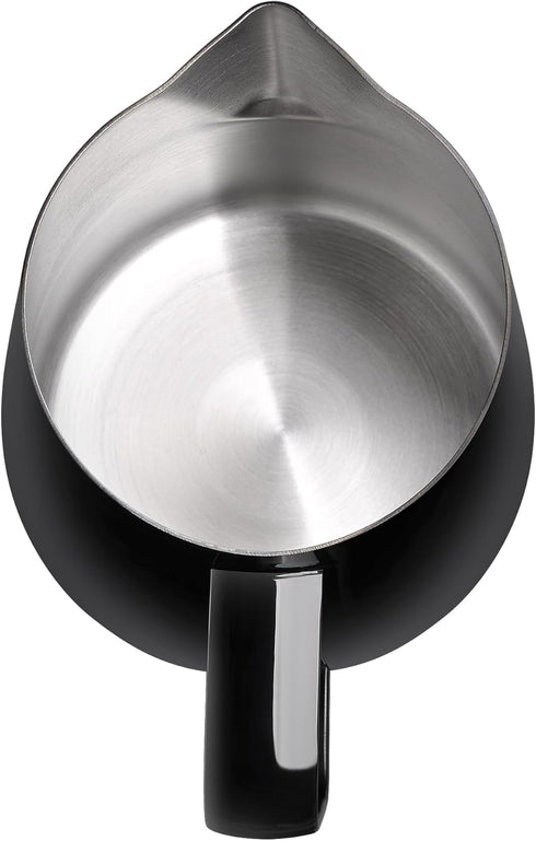 Normcore Milk Pitcher with Round Spout, Espresso Steaming Pitcher, Milk Frothing Jug, Cappuccino Latte Art Barista Cup,
