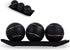 LCCCK Decorative Tray with Balls Set, Black Gold Decor Orbs TV Stand,