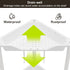 2 Orimade Rustproof Tier Floor Standing Corner Shower Caddy Organizer, Plastic Metal Splicing Floor Corner Shelf Rack