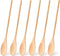 HANSGO 6PCS Wooden Spoons for Cooking - 12 Inch Long Handle Mixing Utensils for Stirring and Baking