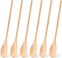 HANSGO 6PCS Wooden Spoons for Cooking - 12 Inch Long Handle Mixing Utensils for Stirring and Baking