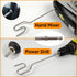 Peanut Butter Stirrer with a Silicone Spatula, Stainless Steel Natural Peanut Butter Stirrer Tool for Hand Mixers