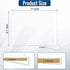 BAUMFEUER 2 Pack Closet Clear Acrylic Shelf Dividers for Shelf Organizer of Bedroom Kitchen Office Bathroom Organizer