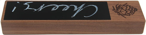 Engraved Beer Tap Handle with Chalkboard, 8"X 2", Walnut Wood Square Beer Tap Handle, Unique Gift for Men