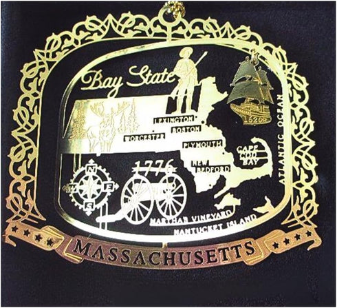 Massachusetts State Christmas Ornament, Boston Cape Cod