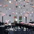 Decor365 Black Glitter Rose Gold Circle Garlands - Twinkle Little Star Party Decoration Hanging Banner Backdrop for