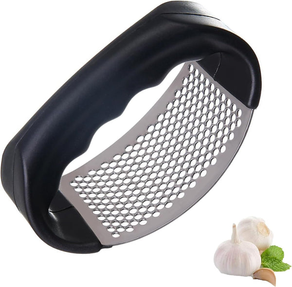 Garlic Press Rocker Stainless Steel New Innovative Garlic Mincer Crusher Chopper Smash