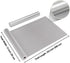 CRE8TIVE 12"x354" Brushed Silver Stainless Steel Contact Paper, Removable Waterproof Kitchen Wallpaper for Appliances