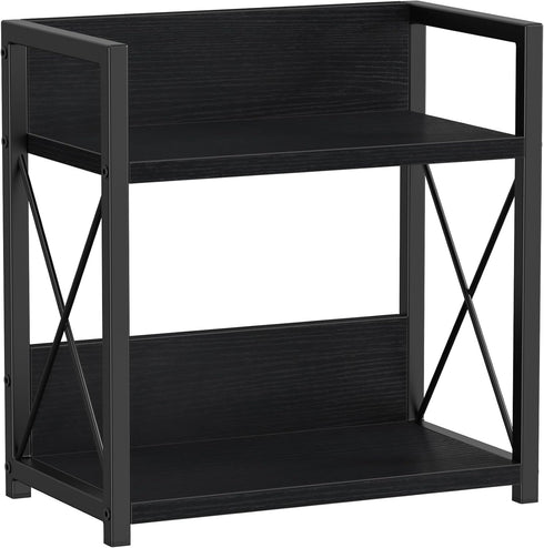 Giikin Countertop Organizer, 2 Tier Coffee Station Organizer for Desktop, Wood Counter