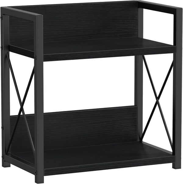 Giikin Countertop Organizer, 2 Tier Coffee Station Organizer for Desktop, Wood Counter