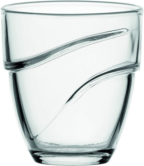 Duralex Set of 6 Clear Wave Tumblers, 9.5-Oz.