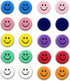 Qualsen Fridge Magnets, Strong Mini Cute Magnets for Crafts, Whiteboard, Locker, Kitchen, Office, Classroom, 20pcs Smile