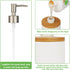 Ceramic Soap Dispenser, Hand Soap Dispenser Refillable Liquid for Kitchen and Bathroom (White)