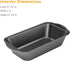 Tiawudi 3 Pack Nonstick Carbon Steel Baking Bread Pan - Large Loaf Pan, 9 1/2" x 5"