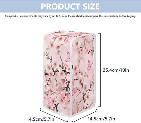 Pink Flower Can Opener Cover, Dust and Stain Protection for Kitchen, Fits Most Electric Automatic Can Openers