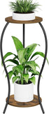 2 Plant Stand Indoor, Tier Round Tall Plant Stand, Flower Pot Stand, Plant Shelf Rack, Corner Plant Stand for Planter