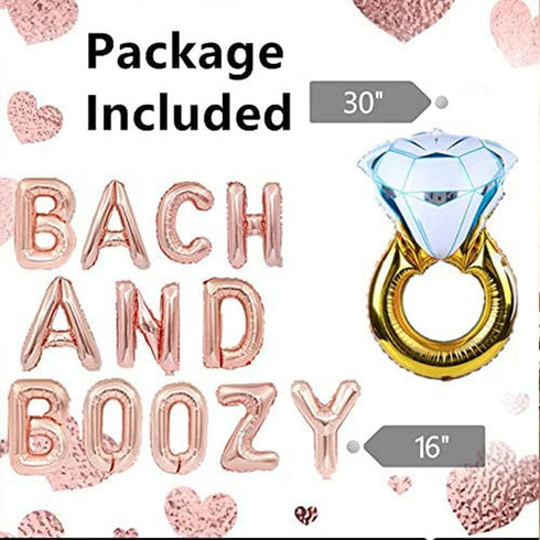 JeVenis Bachelorette Decorations, Bridal Shower Balloons for Beach Bach Party Supplies
