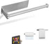 Paper Towel Holders Magnetic Steel Brushed Towel Roll Holders with Strong Magnetic