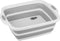 Space Saving Collapsible Cutting Board, 3 in 1 Multifunction Dish Tub with Draining Hole for Camping
