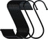 10 Pack Extra Large S Shape Hooks - 4.7 Inches Heavy-Duty Metal Hanging Hooks for Kitchenware, Bathroom, and Gardening