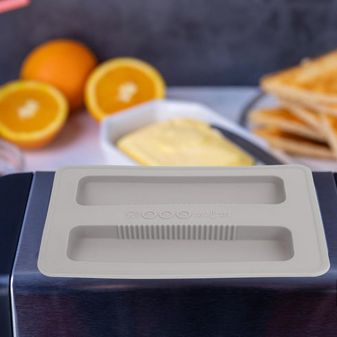 BESTonZON 2pcs Silicone Toaster Covers - Upper Cover for 2 Slice Toaster, Dirt Cover Protector for Bread Machine
