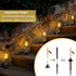 4Pcs Solar Taper Candles with Holders, Waterproof LED Candles Light Rechargeable Tapered Candlesticks with Dusk to Dawn
