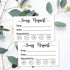 50 Request a Recipe Card for Bridal Shower - Invitation Insert for Bridal Wedding Baby Shower, Size 3.5" x 2" inches. by TENTADO