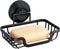 LEVERLOC Soap Dish, Soap Bar Holder for Shower Suction Cup Wall Mounted,