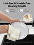 Tear-away Dish Cloth - 40 Sheets (10'' by 10''), Reusable Washable Kitchen Towel Rolls, Super Absorbent Microfiber