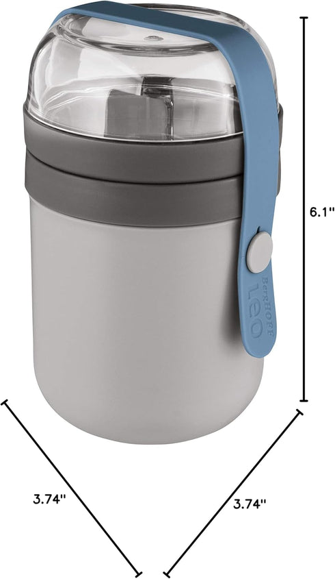 Berghoff 3950148 Plastic Lunch Box for Food Storage
