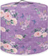 Purple Rose Butterfly Electric Pressure Cooker Cover: Round Protective Bag with Pocket for Instant Pot or Rice Cooker