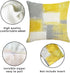 Set of 4 Throw Pillow Covers, 18x18, Plush Decorative Cases with Abstract Painting Pattern for Home Sofa Couch