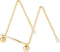 Bard's Mini Brass Wire Easel for Small, Flat Items, 2 inches High x 2.5 inches Wide x 3 inches Depth, Pack of 3