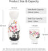 Old Craftsmen's 5 Pcs Japanese Sake Set, 200ml Sake Bottle and 50ml Cup Set, Traditional Hand Painted Design