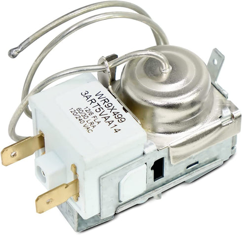 WR9X499 Refrigerator Temperature Control Thermostat Replacement for Top Brands, Compatible with GC192, 26357