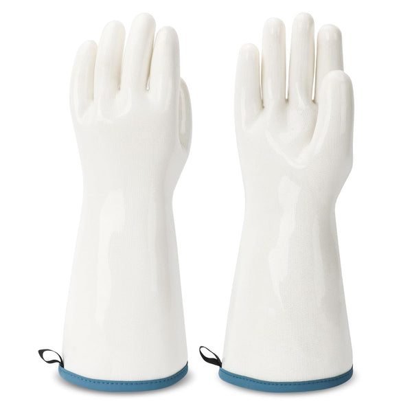 Silicone Gloves: Heat Resistant Kitchen Gloves for Cooking, Grilling, Baking, XL, Waterproof