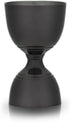 Viski Canterbury Double Measure for Cocktails, Stainless Steel Bartender Tool, Gunmetal Black