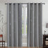 84 Inches Grommet Set 2 Vangao Grey Kids Curtains for Boys Bedroom Space Theme Blackout Curtains for Kids Nursery Girls