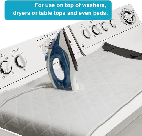 Over The Door Steamer Press Pad, Portable Ironing Mat for Handheld Steamer and Vertical Steamboard