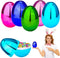 Chochkees Fillable Easter Eggs (12-Pack) 6 Inch Jumbo Metallic Colorful Plastic Jumbo Easter