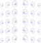 Whaline 30 Packs Suction Cup Plastic Sucker Pads - Clear, 3 Sizes, 45 mm, 30 mm, 20 mm