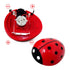 Honbay Ladybug Shaped Portable Corner Desk Vacuum Cleaner, Mini Cute Dust Sweeper
